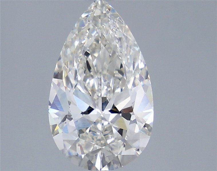 2.57 Carat Pear Shaped, Ideal Cut, G Color, VVS2 Clarity, IGI Certified Lab Grown Diamond