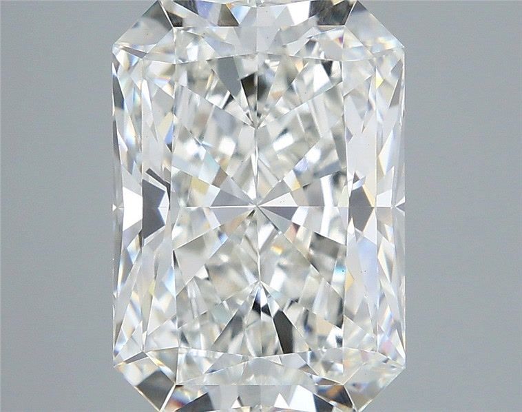 5.06 Carat Radiant Shaped, Ideal Cut, F Color, VS1 Clarity, IGI Certified Lab Grown Diamond
