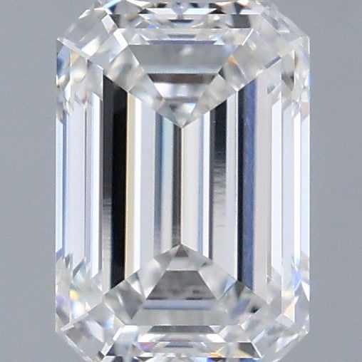 1.60 Carat Emerald Shaped, Ideal Cut, D Color, VVS2 Clarity, IGI Certified Lab Grown Diamond