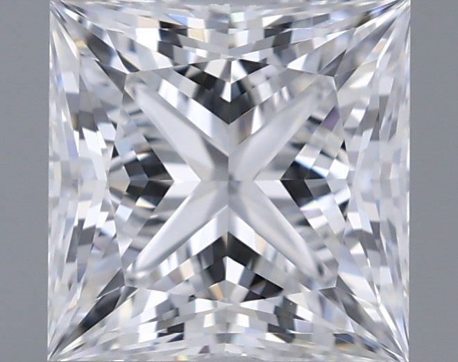 1.05 Carat Princess Shaped, Ideal Cut, D Color, VVS1 Clarity, IGI Certified Lab Grown Diamond