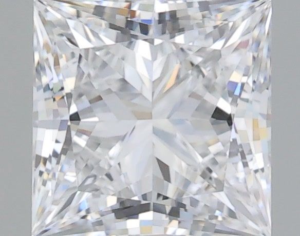 0.98 Carat Princess Shaped, Ideal Cut, D Color, VS1 Clarity, IGI Certified Lab Grown Diamond
