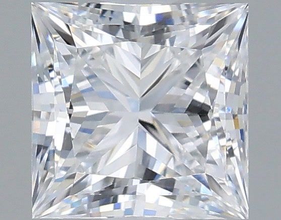 0.77 Carat Princess Shaped, Very Good Cut, D Color, VVS1 Clarity, IGI Certified Lab Grown Diamond