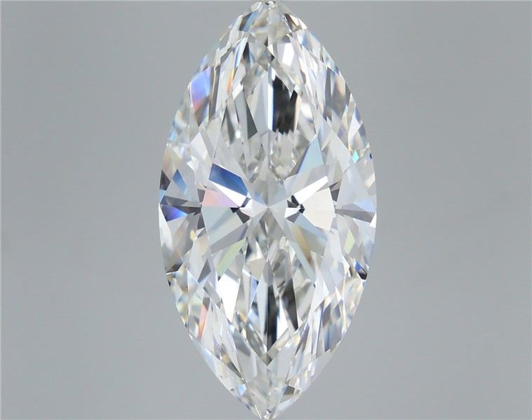 8.38 Carat Marquise Shaped, Ideal Cut, G Color, VVS2 Clarity, IGI Certified Lab Grown Diamond