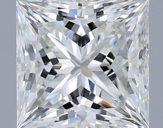 1.00 Carat Princess Shaped, Ideal Cut, F Color, VVS1 Clarity, IGI Certified Lab Grown Diamond