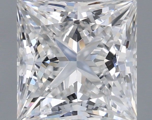 1.24 Carat Princess Shaped, Ideal Cut, E Color, VVS2 Clarity, IGI Certified Lab Grown Diamond