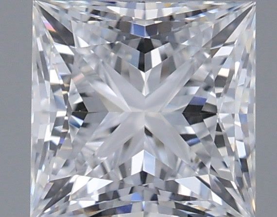 1.07 Carat Princess Shaped, Ideal Cut, D Color, IF Clarity, IGI Certified Lab Grown Diamond