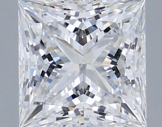 2.09 Carat Princess Shaped, Ideal Cut, E Color, VVS2 Clarity, IGI Certified Lab Grown Diamond