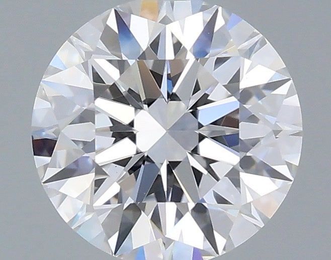 1.54 Carat Round Shaped, Excellent Cut, D Color, VVS2 Clarity, IGI Certified Lab Grown Diamond