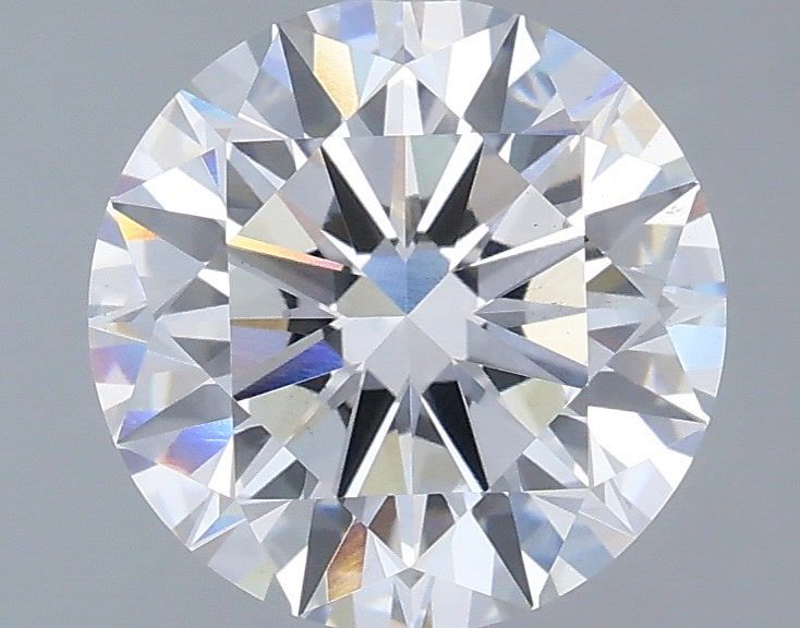 2.52 Carat Round Shaped, Ideal Cut, E Color, VS2 Clarity, IGI Certified Lab Grown Diamond