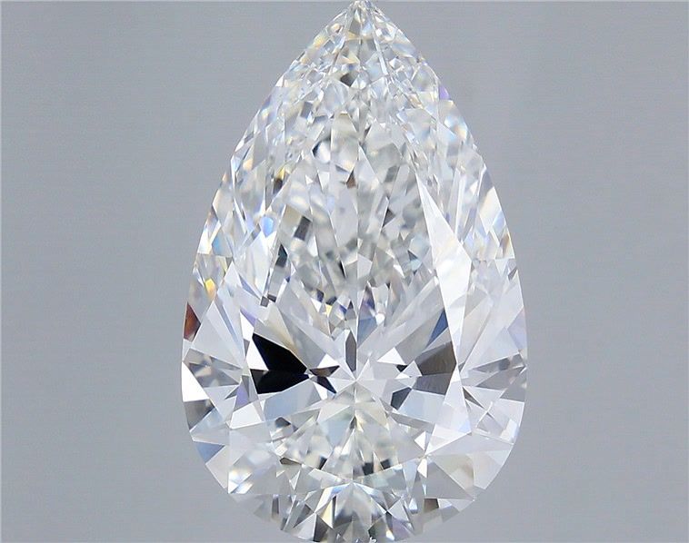 10.05 Carat Pear Shaped, Very Good Cut, F Color, VVS2 Clarity, IGI Certified Lab Grown Diamond