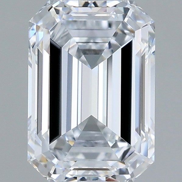 1.52 Carat Emerald Shaped, Very Good Cut, D Color, VVS1 Clarity, IGI Certified Lab Grown Diamond