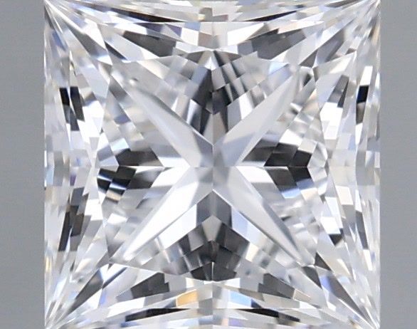 1.07 Carat Princess Shaped, Ideal Cut, D Color, VVS1 Clarity, IGI Certified Lab Grown Diamond
