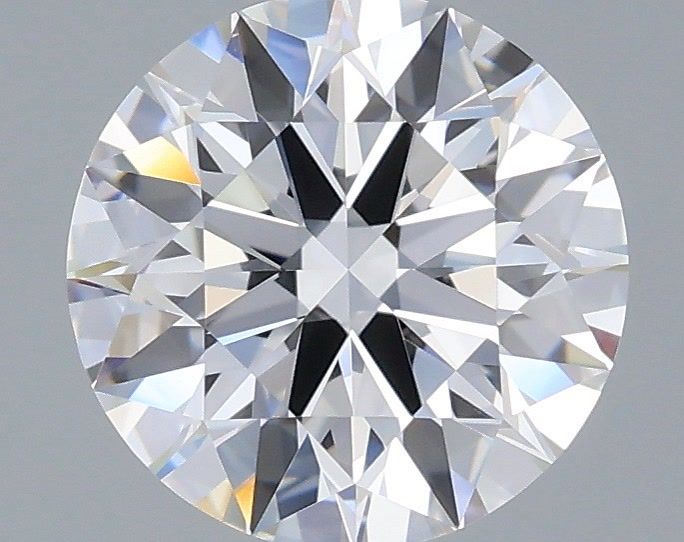 1.70 Carat Round Shaped, Ideal Cut, D Color, VVS2 Clarity, IGI Certified Lab Grown Diamond