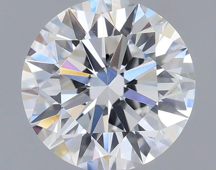 1.07 Carat Round Shaped, Ideal Cut, D Color, VVS2 Clarity, IGI Certified Lab Grown Diamond