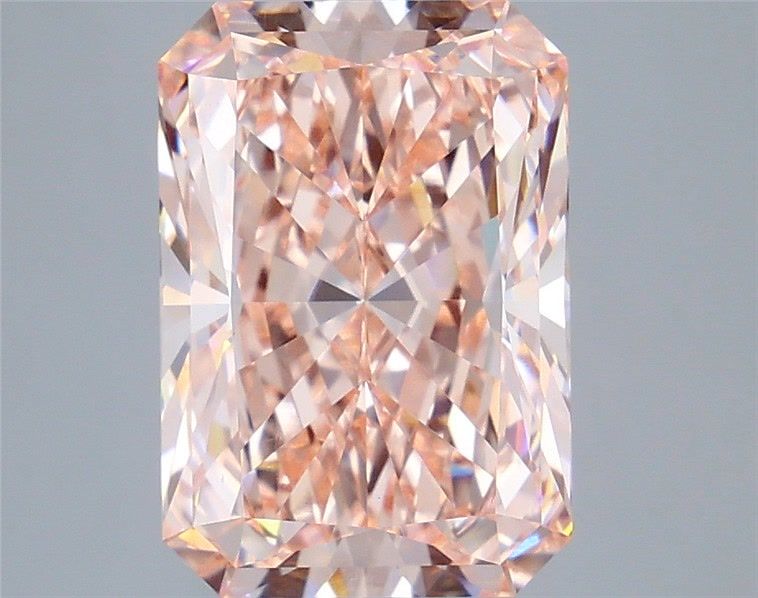 6.03 Carat Radiant Shaped, Ideal Cut, VVS2 Clarity, IGI Certified Lab Grown Diamond