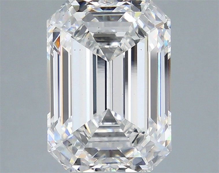 5.10 Carat Emerald Shaped, Ideal Cut, E Color, VS2 Clarity, IGI Certified Lab Grown Diamond