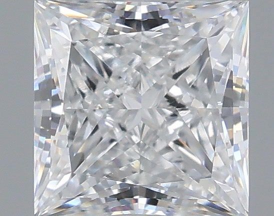 0.56 Carat Princess Shaped, Very Good Cut, D Color, VVS1 Clarity, IGI Certified Lab Grown Diamond