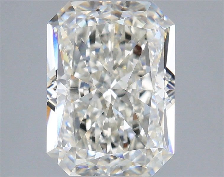 3.12 Carat Radiant Shaped, Ideal Cut, H Color, VVS2 Clarity, IGI Certified Lab Grown Diamond