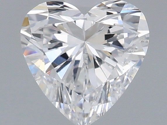 0.58 Carat Heart Shaped, Very Good Cut, D Color, VS1 Clarity, IGI Certified Lab Grown Diamond