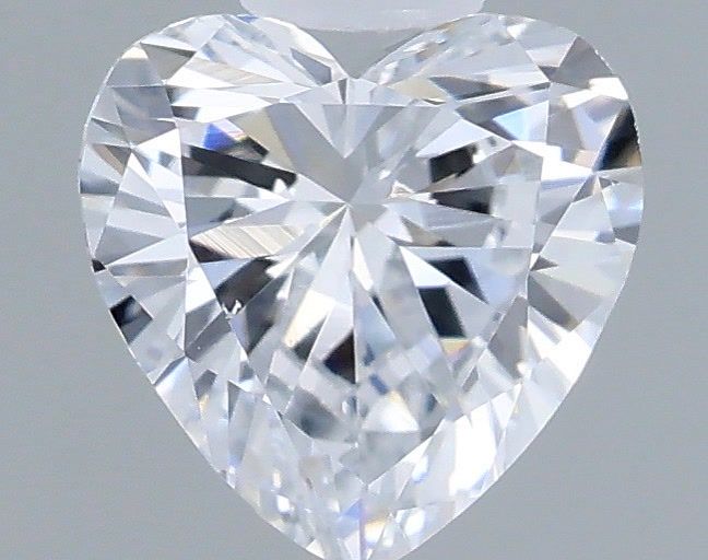 0.56 Carat Heart Shaped, Very Good Cut, D Color, VS1 Clarity, IGI Certified Lab Grown Diamond