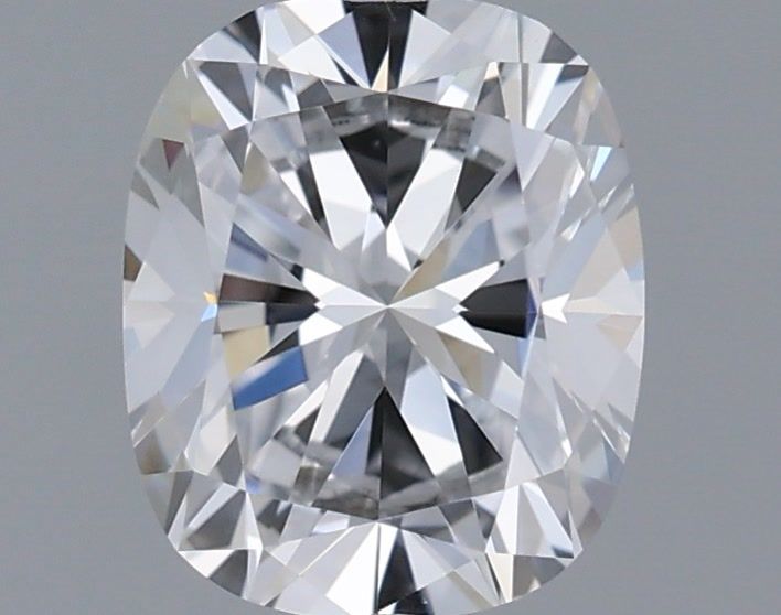 1.00 Carat Cushion Shaped, Ideal Cut, D Color, VVS2 Clarity, IGI Certified Lab Grown Diamond