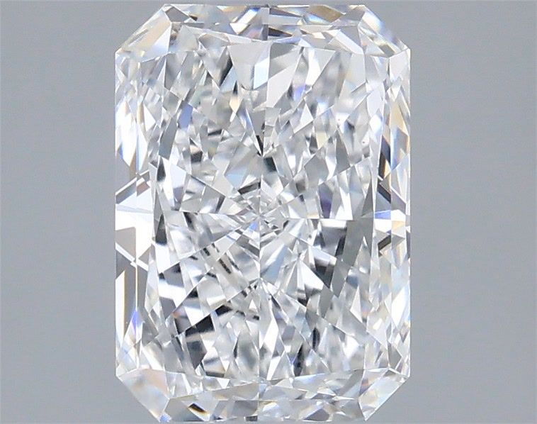 2.00 Carat Radiant Shaped, Very Good Cut, D Color, VVS1 Clarity, IGI Certified Lab Grown Diamond
