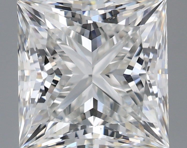 2.72 Carat Princess Shaped, Ideal Cut, G Color, VS1 Clarity, IGI Certified Lab Grown Diamond