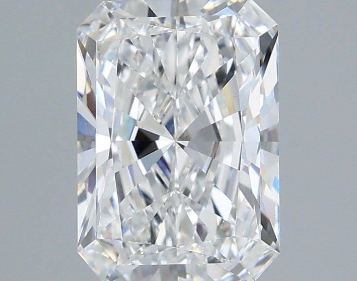 2.10 Carat Radiant Shaped, Ideal Cut, E Color, VVS2 Clarity, IGI Certified Lab Grown Diamond
