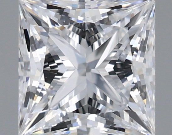 1.02 Carat Princess Shaped, Ideal Cut, D Color, VVS1 Clarity, IGI Certified Lab Grown Diamond