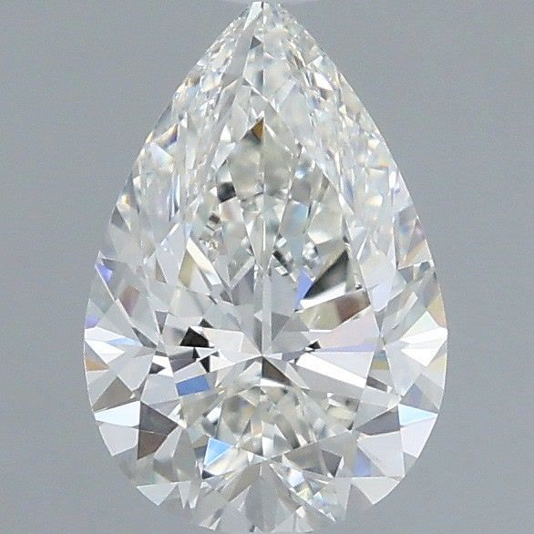 1.10 Carat Pear Shaped, Ideal Cut, F Color, VVS2 Clarity, IGI Certified Lab Grown Diamond