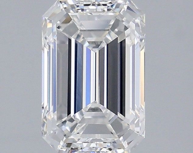 1.57 Carat Emerald Shaped, Excellent Cut, E Color, VVS2 Clarity, IGI Certified Lab Grown Diamond
