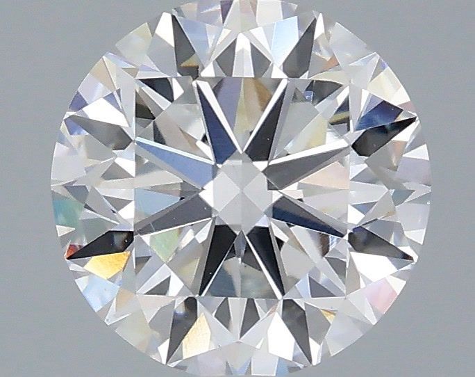 2.07 Carat Round Shaped, Good Cut, G Color, VS2 Clarity, IGI Certified Lab Grown Diamond
