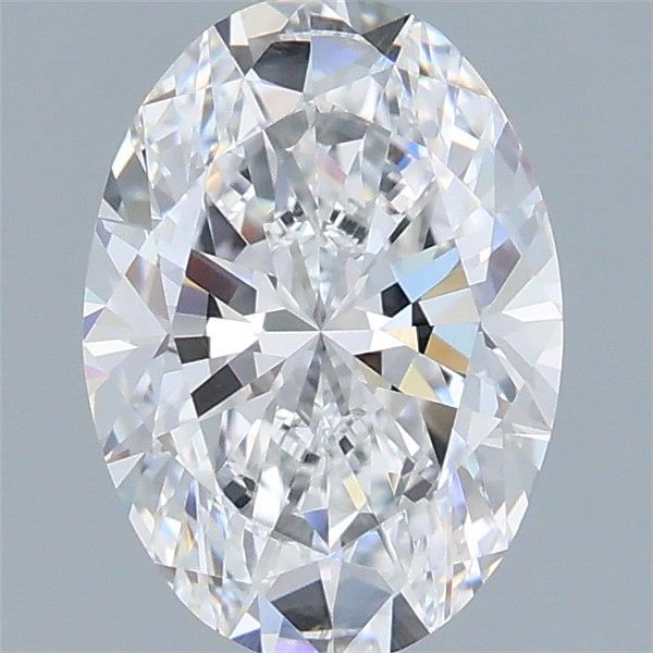 2.00 Carat Oval Shaped, Very Good Cut, D Color, VVS2 Clarity, IGI Certified Lab Grown Diamond