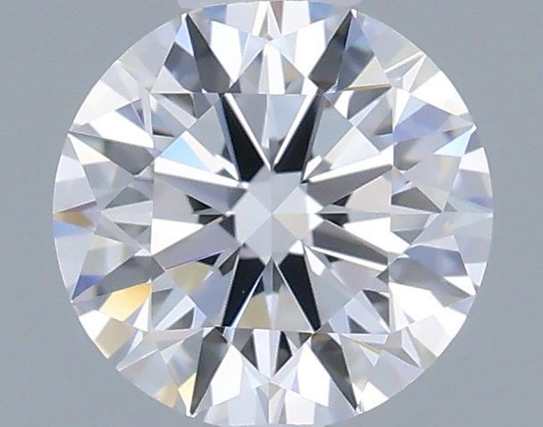 0.53 Carat Round Shaped, Ideal Cut, D Color, VVS2 Clarity, IGI Certified Lab Grown Diamond