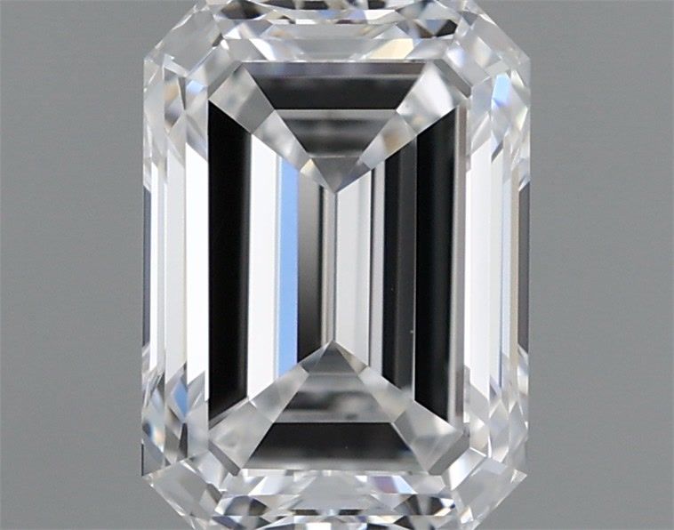 0.99 Carat Emerald Shaped, Ideal Cut, D Color, VVS2 Clarity, IGI Certified Lab Grown Diamond