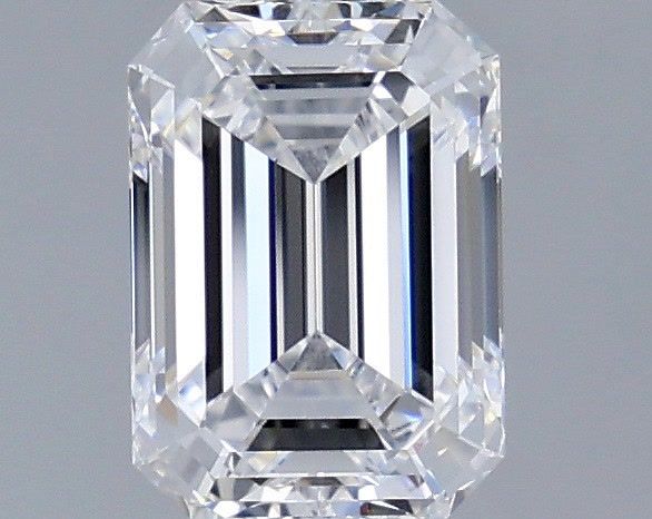 1.40 Carat Emerald Shaped, Very Good Cut, D Color, VVS1 Clarity, IGI Certified Lab Grown Diamond