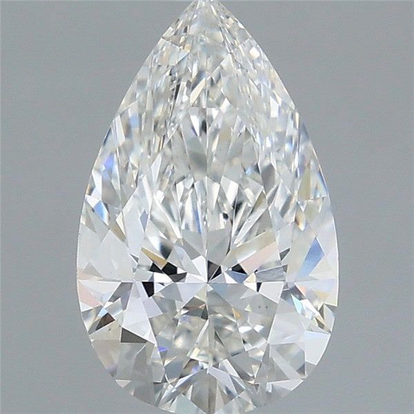 1.58 Carat Pear Shaped, Ideal Cut, F Color, VVS2 Clarity, IGI Certified Lab Grown Diamond