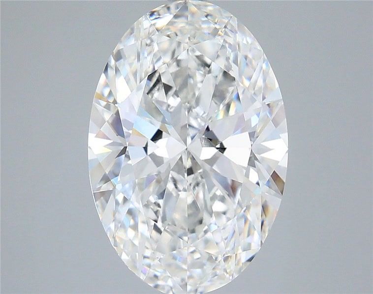 4.08 Carat Oval Shaped, Ideal Cut, E Color, VVS2 Clarity, IGI Certified Lab Grown Diamond