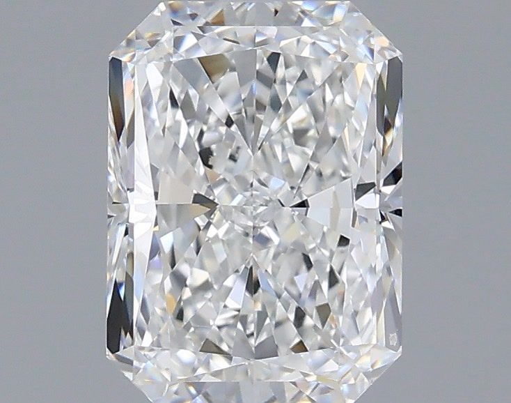 2.06 Carat Radiant Shaped, Ideal Cut, D Color, VVS1 Clarity, IGI Certified Lab Grown Diamond