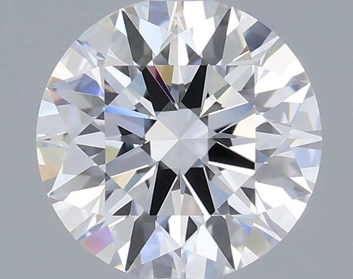 1.70 Carat Round Shaped, Ideal Cut, D Color, VVS2 Clarity, IGI Certified Lab Grown Diamond