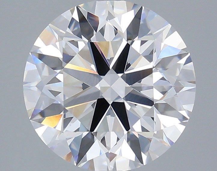 3.05 Carat Round Shaped, Ideal Cut, E Color, VVS2 Clarity, IGI Certified Lab Grown Diamond