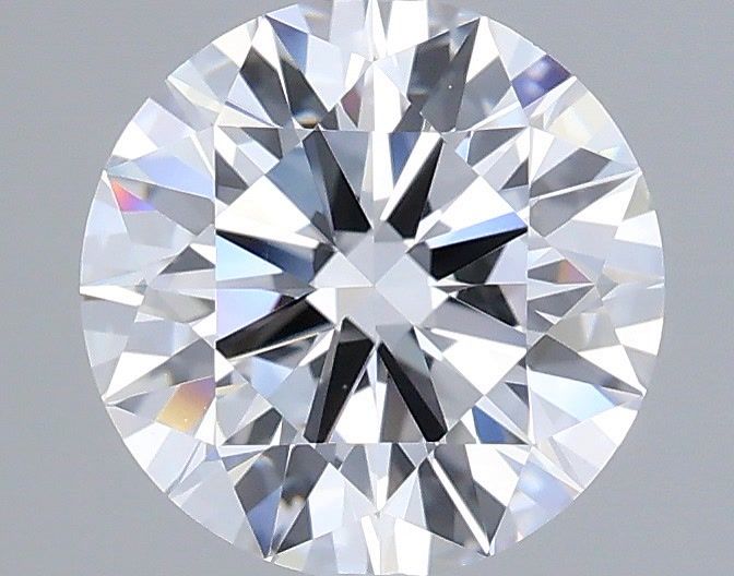 1.58 Carat Round Shaped, Ideal Cut, D Color, VVS2 Clarity, IGI Certified Lab Grown Diamond