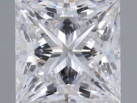 1.03 Carat Princess Shaped, Ideal Cut, D Color, VVS1 Clarity, IGI Certified Lab Grown Diamond
