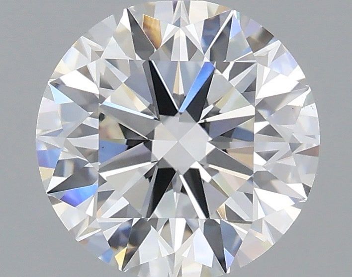 1.58 Carat Round Shaped, Excellent Cut, F Color, VS1 Clarity, IGI Certified Lab Grown Diamond