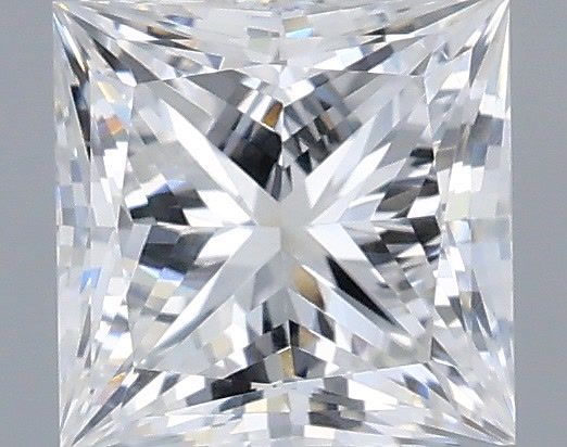 0.76 Carat Princess Shaped, Very Good Cut, D Color, VS2 Clarity, IGI Certified Lab Grown Diamond