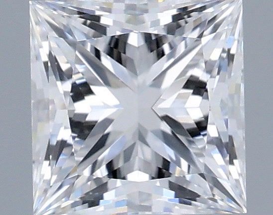 1.25 Carat Princess Shaped, Very Good Cut, D Color, VVS2 Clarity, IGI Certified Lab Grown Diamond