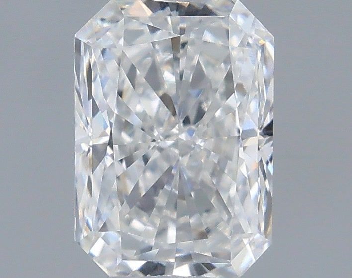 0.53 Carat Radiant Shaped, Very Good Cut, D Color, VVS1 Clarity, IGI Certified Lab Grown Diamond