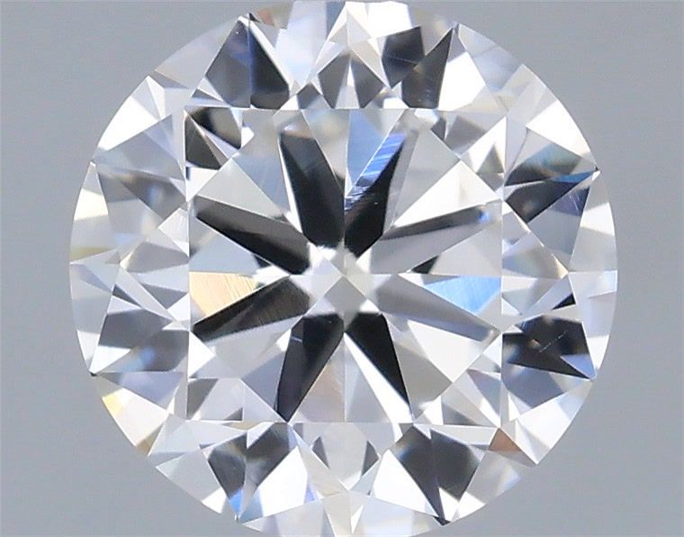 0.97 Carat Round Shaped, Good Cut, D Color, VVS2 Clarity, IGI Certified Lab Grown Diamond