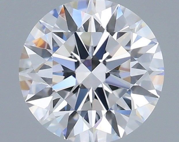 1.08 Carat Round Shaped, Ideal Cut, D Color, VVS2 Clarity, IGI Certified Lab Grown Diamond