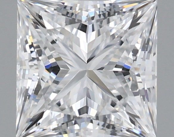 1.07 Carat Princess Shaped, Ideal Cut, D Color, IF Clarity, IGI Certified Lab Grown Diamond